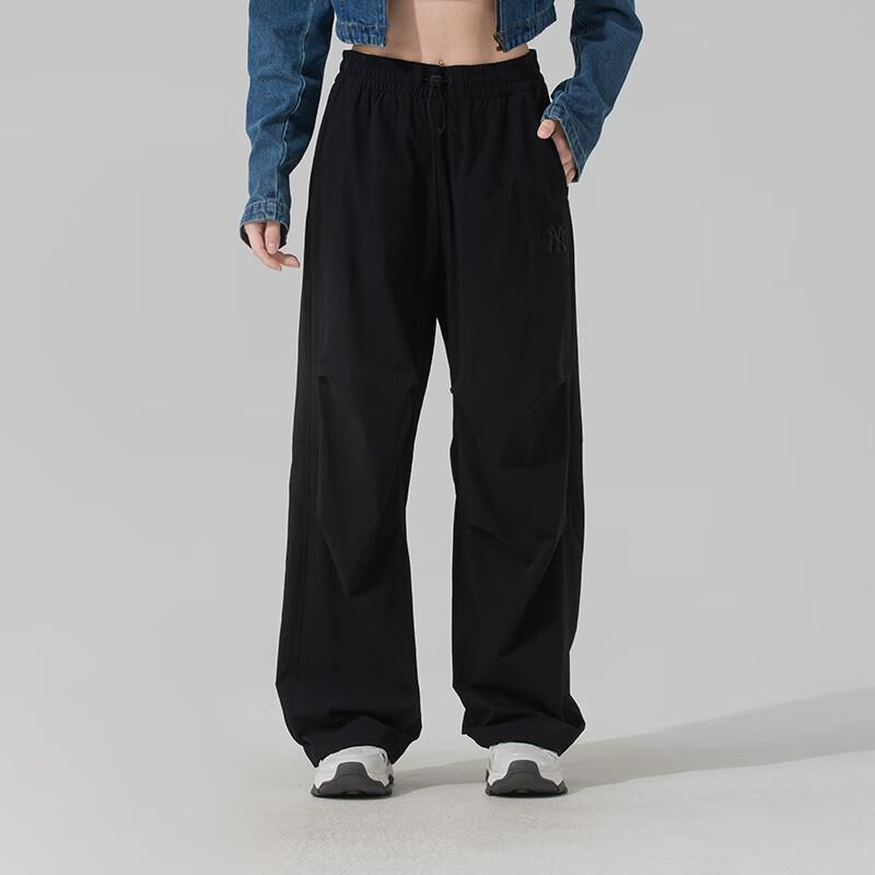 New MLB SS25 Casual Pants Unisex Black 3AWPB0253-50BKS