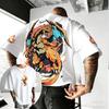 Pok é mon Anime Printed T-shirt Outdoor Training Fitness Men's Sportswear