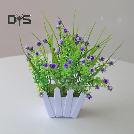 Flor artificial de plástico requintado bonsai realista decorativo falso bonsai