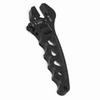 Adjustment Wrench Smoother Rotation Rustproof Lightweight Monkey Spanner for Home Automobile Repacking Black