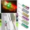 4 Keys Mechanical Keyboard Axis Tester LED Keyboard Key Toy Stress Relief DIY Button Keycap Fidget Keychain Toys Gift
