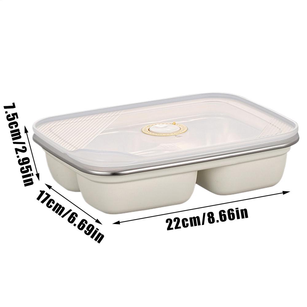 Compartment Lunch Box Portable Leakproof Reusable Food Container Food Storage Containers For Meal Prep Salad Fruit Children