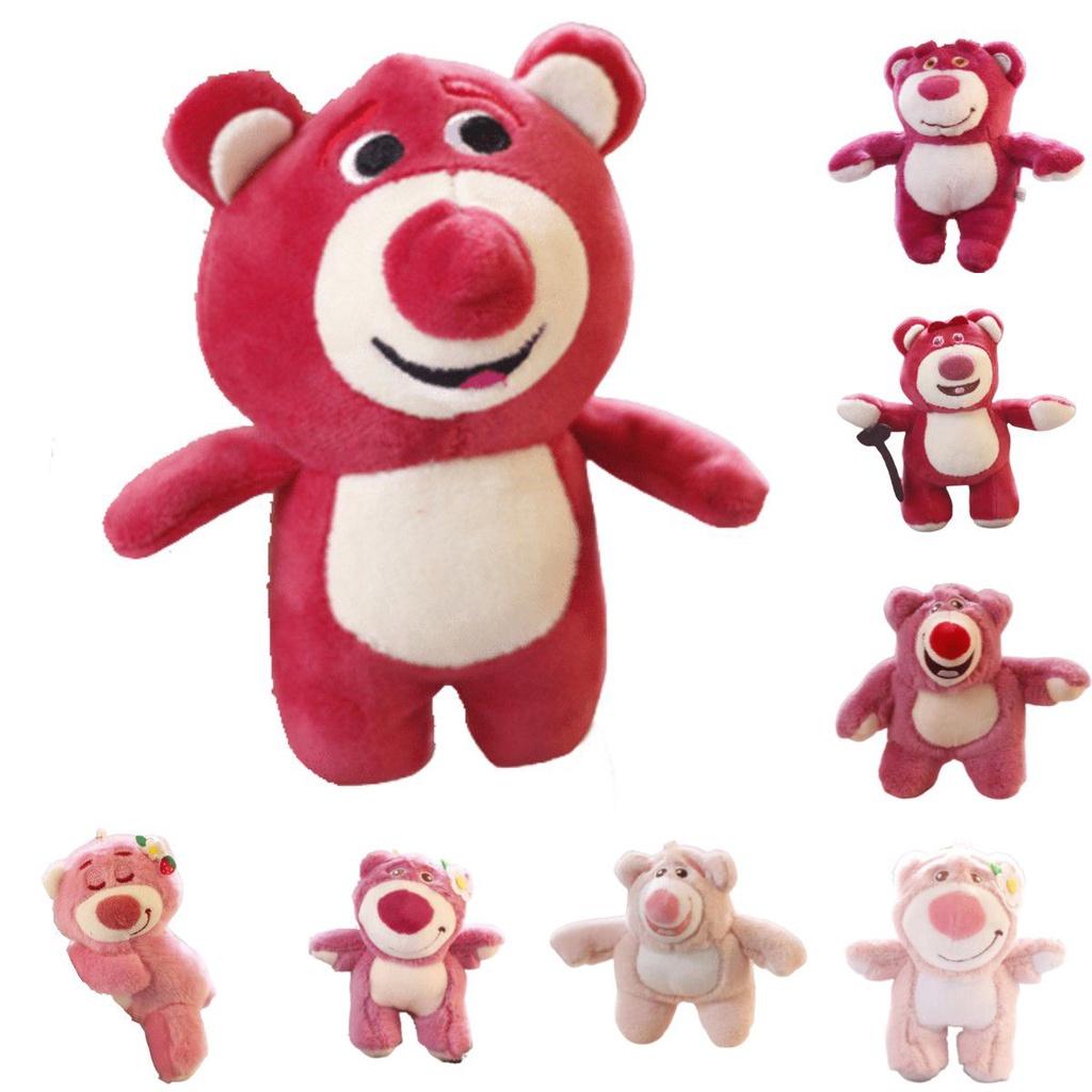 Cute Lotso Strawberry Bear Plush Pendant For Toy Story Fans