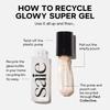 Saie Glowy Super Gel Lightweight Dewy Multipurpose Illuminator 0.5 Oz RoseGlow Universal Rose Gold Glow
