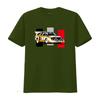 Klassisches Sport quattro S1 E2 Rallye Rennwagen Design T-Shirt für Motorsport-Enthusiasten vintage gewaschen stilvoll