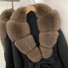 Imitation Fox Fur Lace Up Fashionable Double-sided Cashmere Coat 2026 Winter Warm Thicken High Quality Synthetic Fur Jacket