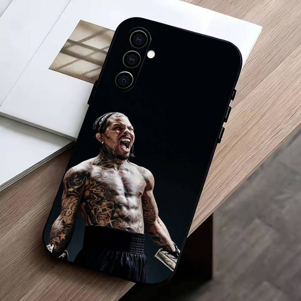 Gervonta Tank Davis Phone Case Black Silicone Soft For Samsung Galaxy A73,A72,A71,A70,A53,A52,A51
