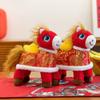 Plush Horse Toy With Traditional Tang Suit For Lunar New Year Decor And Gift