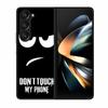 For Samsung Z Fold 6 Phone Case Cover Wolf Black Plastic Hard Back Cover Case For Samsung Galaxy Z Fold6 Fold 4 3 2 5 Case Funda