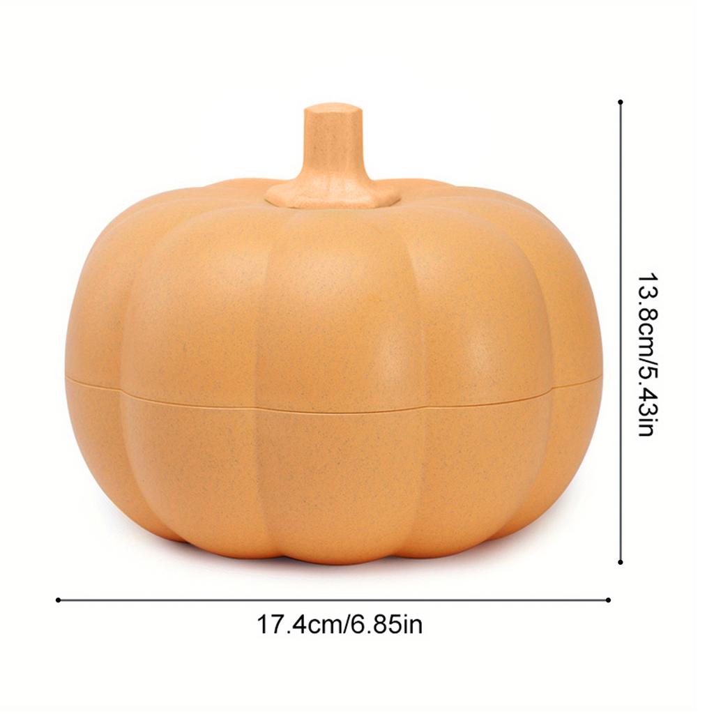 Pumpkin Dried Fruit Basket Lightweight Sealed Waterproof Basket for Living Room Home Decor