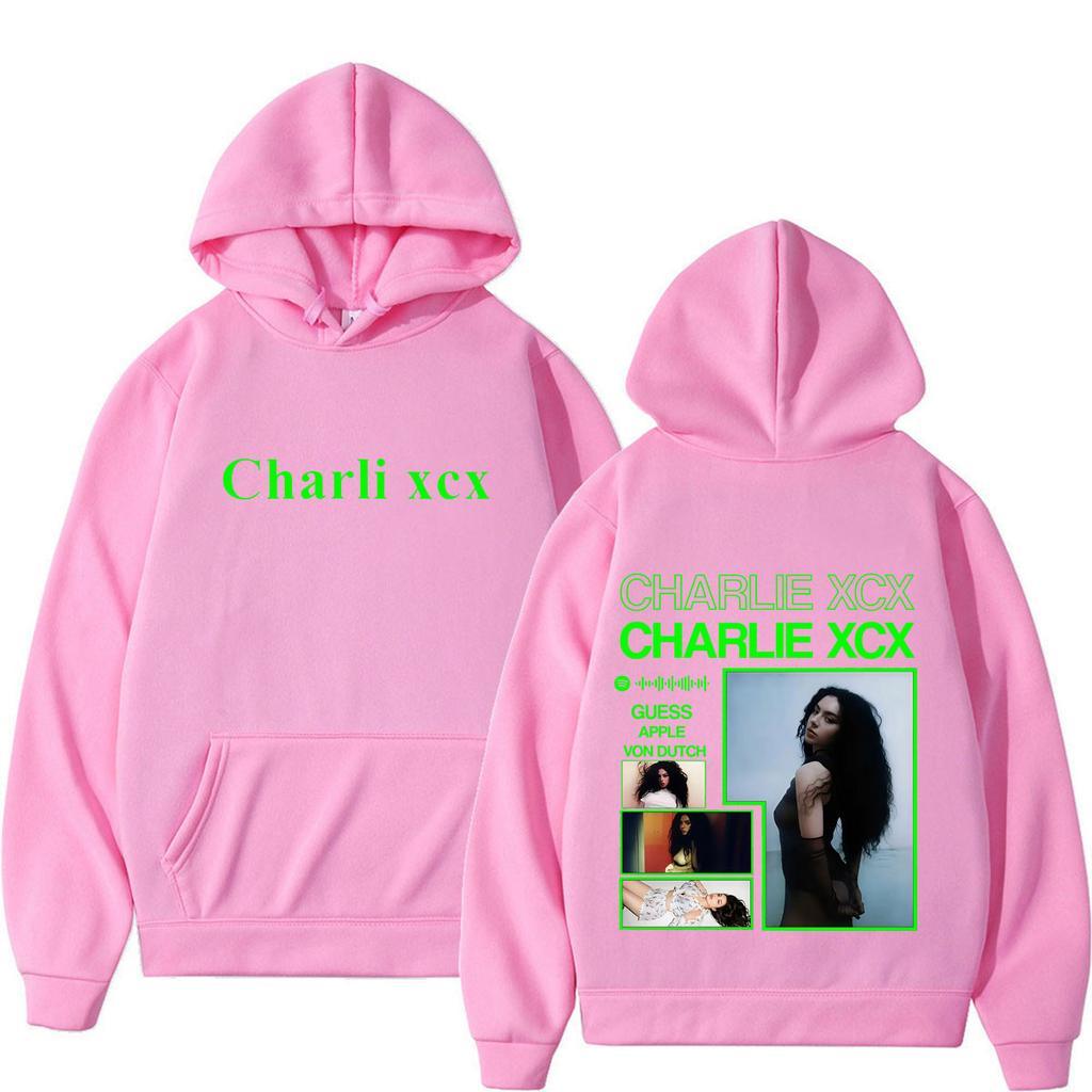 CHARLI XCX Album Tour 2026 Print Hoodie Men Women Vintage Fashion Sweatshirt Long Sleeves Casual Loose Pullover Streetwear Tops