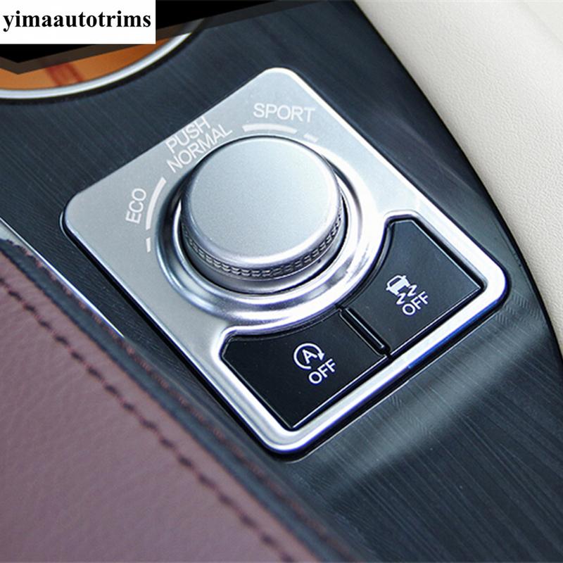 Central Control Air AC Navigation Frame / CD Panel / Multimedia Knob Cover Trim Accessories For Lexus RX 200T RX450H 2016 -