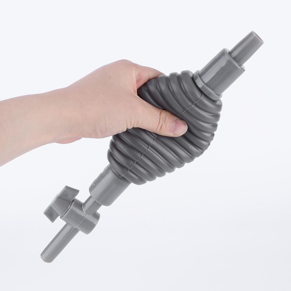 Aquarium Water Cleaner Adjustable Fish Tank Siphon Cleaner Reusable Aquarium Manual Water Changer for Cleaning Sand Stone Washer
