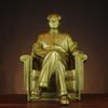 Chairman Mao Brass and Copper Sitting Statue for Home or Office Decor