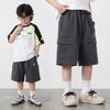 Boys' Summer Loose-Fit Cargo Shorts