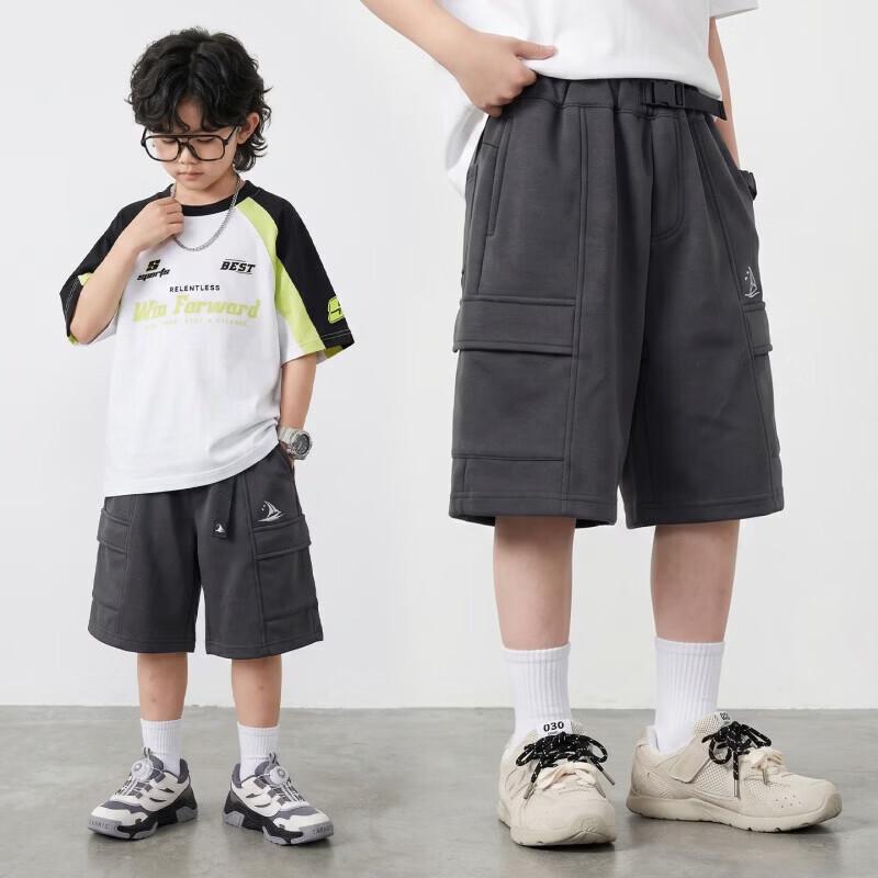 Boys  Summer Loose-Fit Cargo Shorts 120