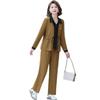 Spring 2025 Casual Suit for 50-Year-Old Women: Two-Piece Sporty Set for Middle-Aged and Elderly Moms