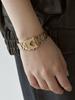 Moi Studio Gold Bread Clip Metal Bracelet