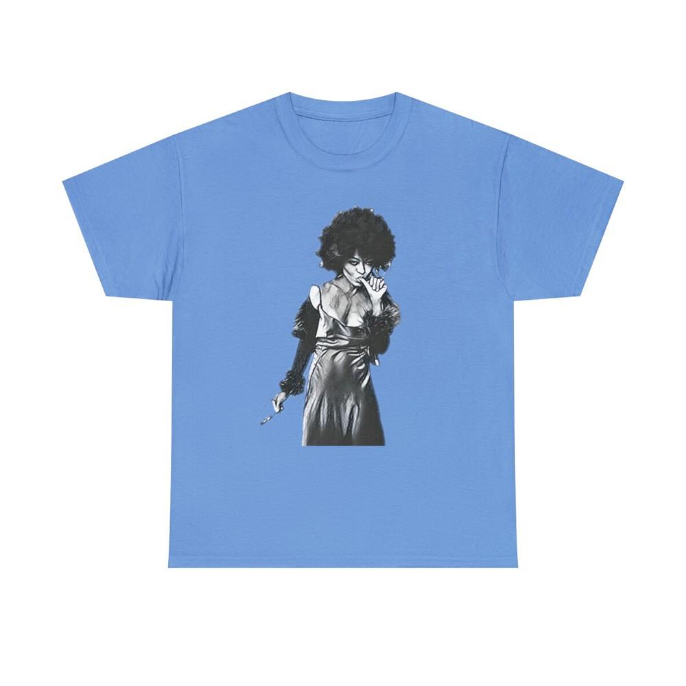 

Diana Ross Art Graphic Print Black and White Unisex Heavy Cotton T-Shirt M