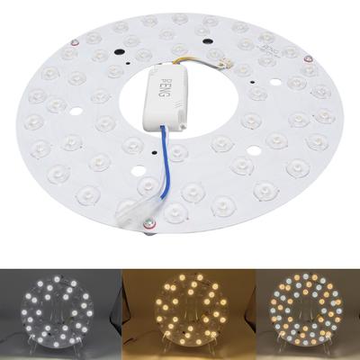 Ceiling Light Replacement Module Board 3CCT Dimmable Ceiling Light LED Light Board Memory Function Magnetic 24W for Chandelier