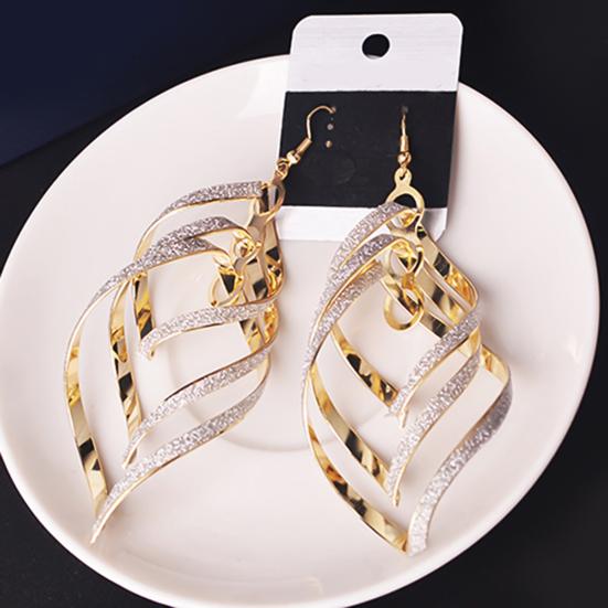 Earrings Multi-layer Exquisite Alloy Hook Earrings Jewelry Gift for Party