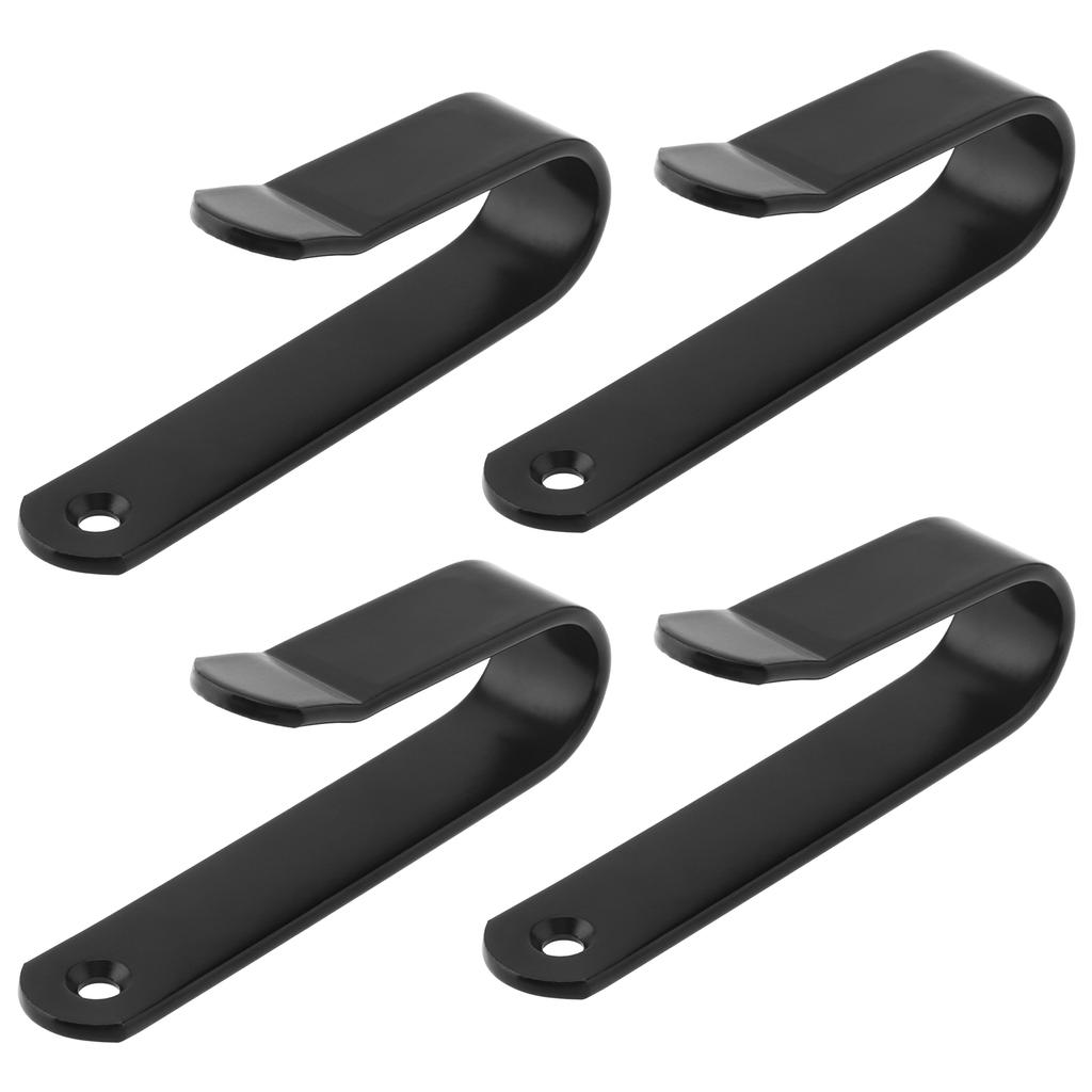 4 Ski-Snowboard-Wandhängeclips, Metall-Snowboard-Wandhängegestell mit Schrauben zur Präsentation, geeignet für Schlafzimmer, Garage, Innenlagerung