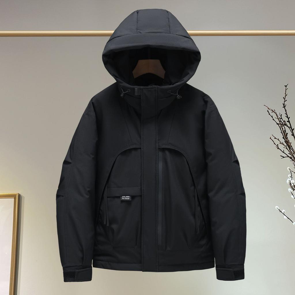 Unisex Sports Outdoor Hooded Warm Cotton-padded Jacket
