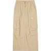 MLB Soft Comfortable Vintage Multi-Pocket Cargo Casual Long Skirt Women Skirts Khaki 3FSKN0143-50BGM