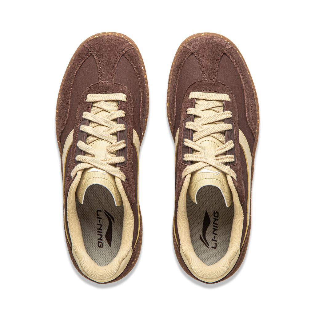 New LiNing Yunchuan 2 Slip Resistant, Abrasion Resistant, Lightweight Low Top Skateboard Shoes Women's Hazelnut Brown AGCV338-3