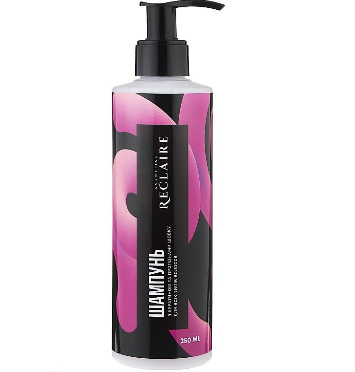 

Реструктуризуючий шампунь з кератином та протеїнами шовку Reclaire 250 мл