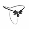 Sexy Pearl Truse Butterfly Damer Transparent Thong Bukser Lav midje justerbar dameundertøy
