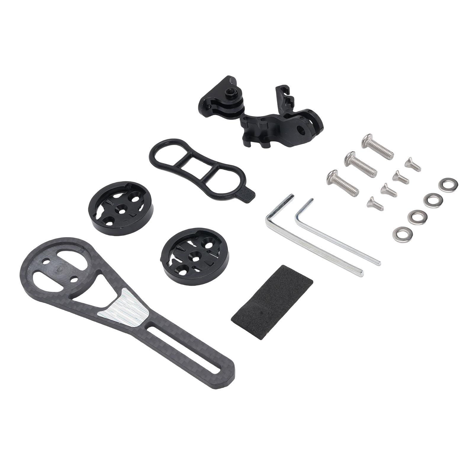 

Bike Computer Mount Stopwatch Adapter Holder Speedometer Stand Rack Integrated Handlebar Extension Lamp Bracket