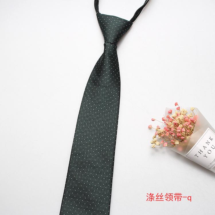 Hot-Selling Formal 8Cm Business Tie, Men'S Zipper Lazy Tie, Small Flower Cashew Nut Ideas, A Variety Of Colors