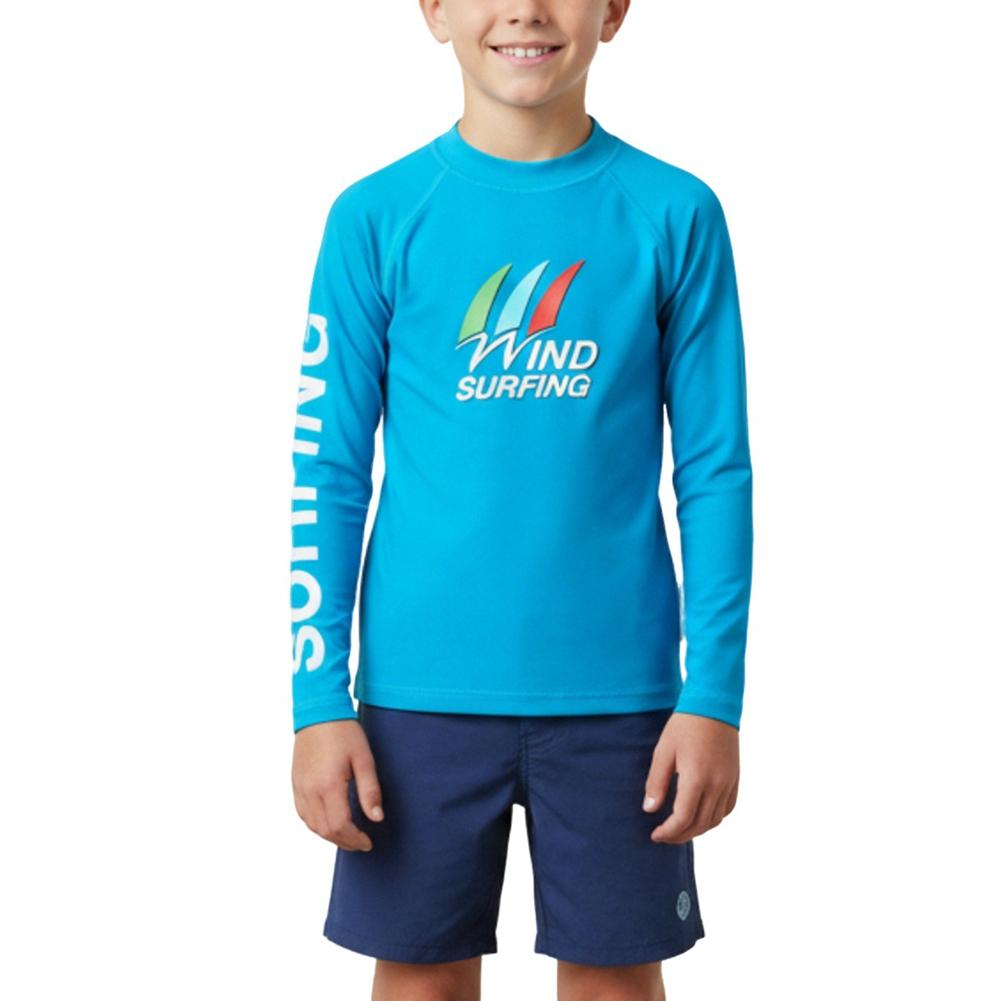 Children's Outdoor Sun Protection Top Round Neck Long Sleeve Breathable Quick-Dry Sweatshirt