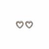 Summer New Products Are Simple, Personalized, Slightly Inlaid With Diamonds, Love Studs, Exquisite, Small, Trendy, Cool, Sweet, And Thin.