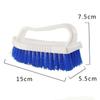 Household Hard Bristle Iron Brush Large Cleaning Brush White Thickened Handle Laundry Brush
