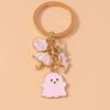 Cute Enamel Animal Horse Keychain Unicorn Key Ring Pendant for Car Key Holder Women Girls Handbag Accessories DIY Jewelry Gift