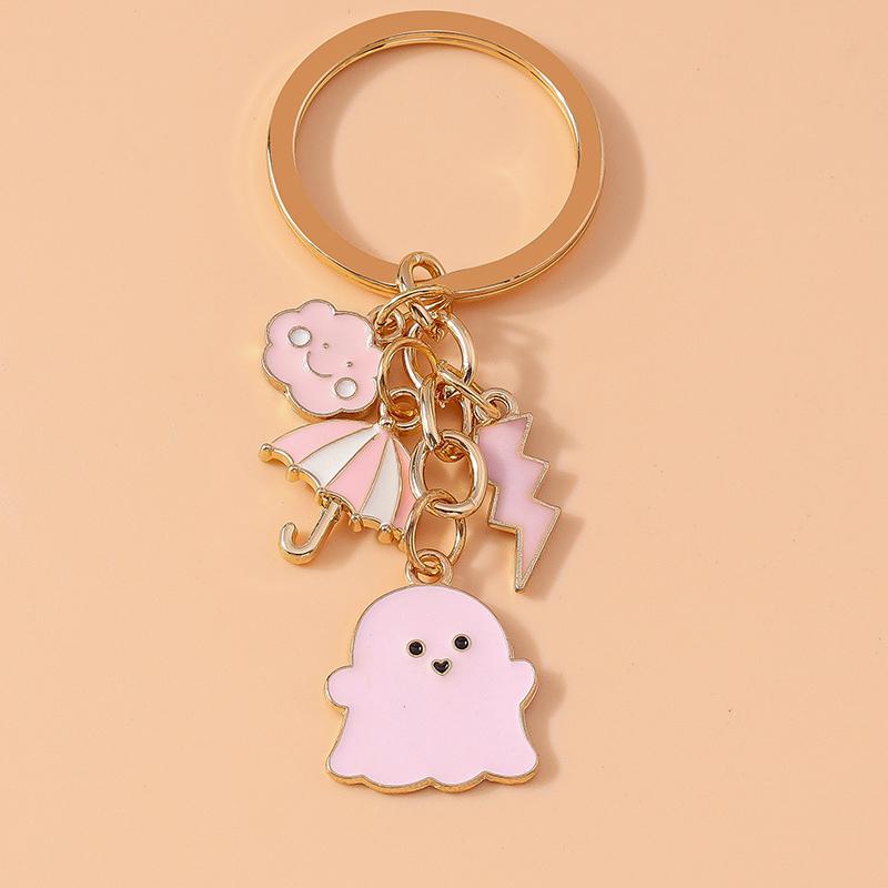 Cute Enamel Animal Horse Keychain Unicorn Key Ring Pendant for Car Key Holder Women Girls Handbag Accessories DIY Jewelry Gift