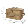 Camping-Aufbewahrungstasche Topf-Tragetasche Wasserabweisend Faltbar Outdoor Camping Aufbewahrung Kocher Kanister Topf Kochgeschirr Besteck Organizer