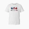 Patriotic Wine Glasses Graphic TShirt 4th of July USA Flag Patriotic Gift TTop