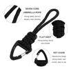 Anti-Loss Wrist Rope Nylon Lanyard Woven Paracord Keychain Backpack Key Ring Hand-Woven Starp
