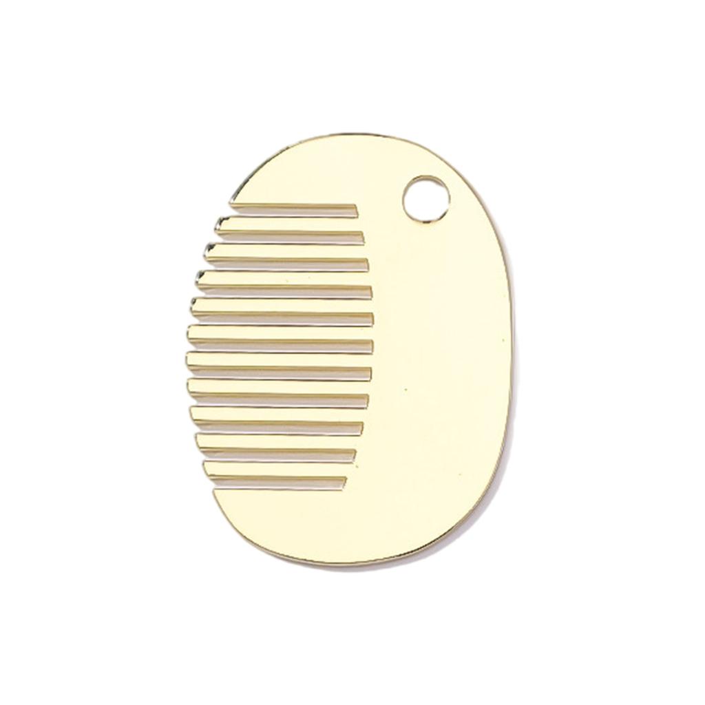 Portable Comb Necklace Pendant for Everyday Use Women Hair Grooming Tool Travel Friendly Hair Maintenance Accessory