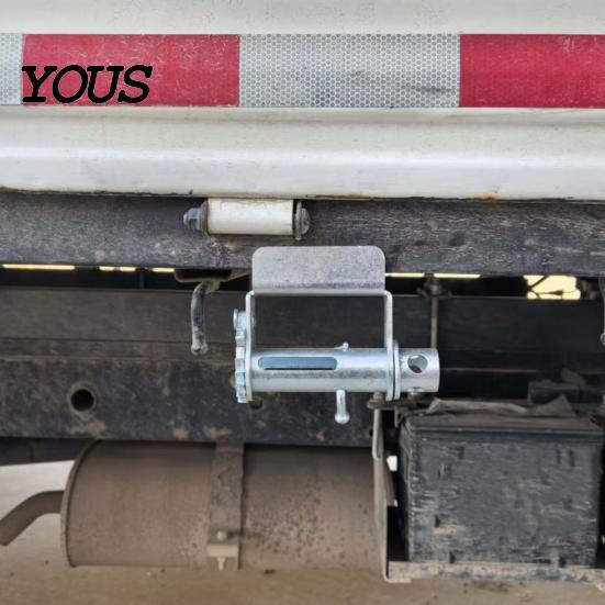 Adjustable Rope Tightener Universal Truck Clamp Tie-Down Tool, Heavy-Duty Steel Cargo Securing Fastener, No-Weld Installation for Pickup