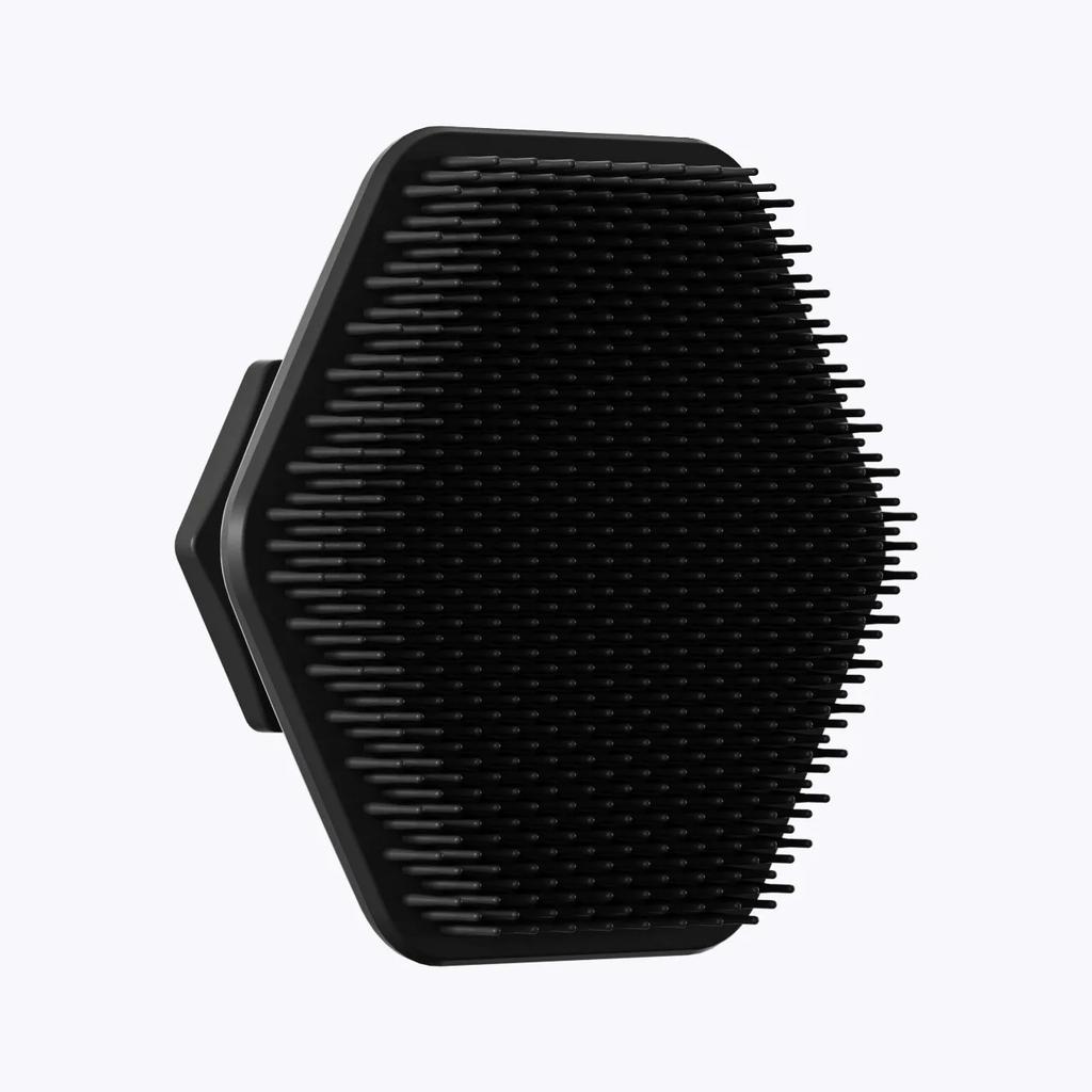 Miniature Silicone Face Scrub Brush - Blackhead Remover Tool with Anti-Bacterial Bristles, Travel Facial Cleanser Brush
