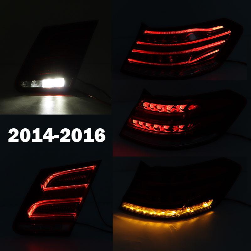 Car Light Assembly For Mercedes-Benz E Class W212 2009-2016 Sedan  LED Tail Light Warning Brake Signal Lamp Exterior Accessories