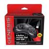 Official Sega Genesis USB Controller 6 Button Arcade Pad for Sega Genesis Nintendo Switch USB Port Black 849172010987 Retro-Bit Mini, PC, Mac, Steam,