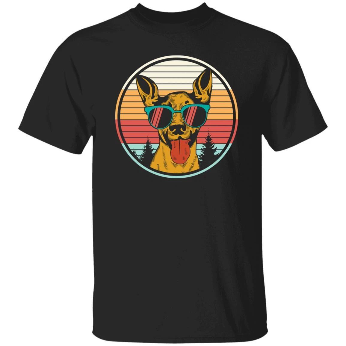 Cool Chihuahua Retro Unisex T-shirt gift chihuahua dog dad black dark heather S