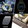 Barrel-shaped men's watches men's high-end business men's watches in the elderly waterproof luminous ten