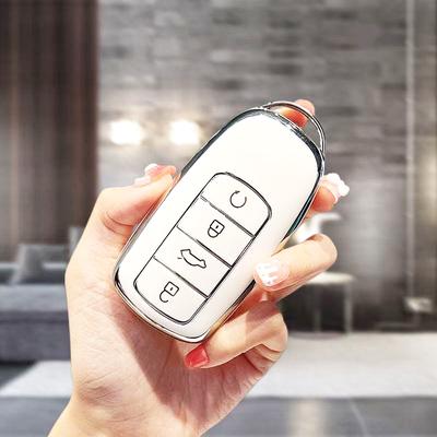 Autoschlüsselhülle für Chery Tiggo 4 5X 7 Pro 8 Exeed Txl Tx Lx Tiggo 8 Pro Tiggo 8plus New 5 Plus 7 Pro 4 TPU-Schale Schlüsselanhängerhalter