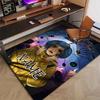 Custom Coraline Mat Personalized Name, Polyester Washable Indoor Entryway Rug, Gift for Christmas, Easter, Thanksgiving Day